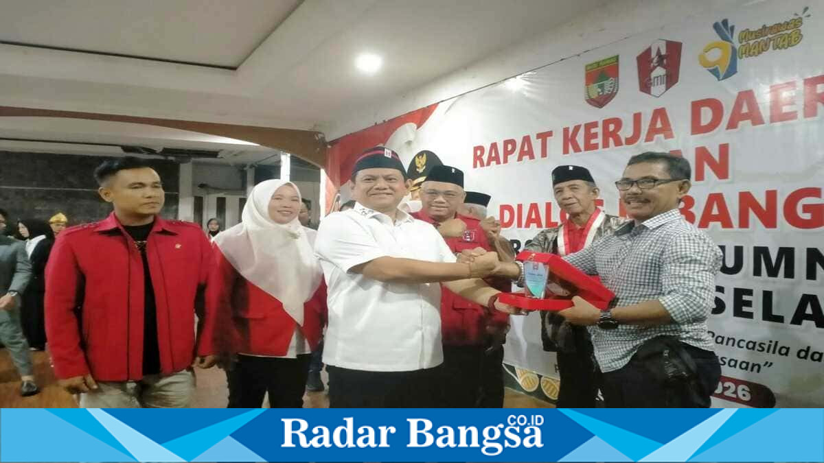 Rakerda I dan Dialog Kebangsaan PA GMNI Sumatera Selatan di Pendopo Rumah Dinas Bupati Musi Rawas, Jumat, 5 Juni 2026. (Foto: Dok Ho/RadarBangsa.co.id)