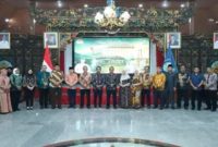Bupati Bangkalan bersama jajaran Forkopimda dalam acara pisah sambut Dandim 0829 Bangkalan di Pendopo Agung, Rabu (17/06). (Foto Dok Ho/RadarBangsa.co.id)