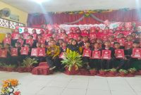 Pelepasan siswa kelas VI SDN Tunjung 01 Bangkalan dengan Khanza Rahmania Cahyadi raih nilai tertinggi Rabu, 10 Juni 2026 (Foto Dok Ho/RadarBangsa.co.id)