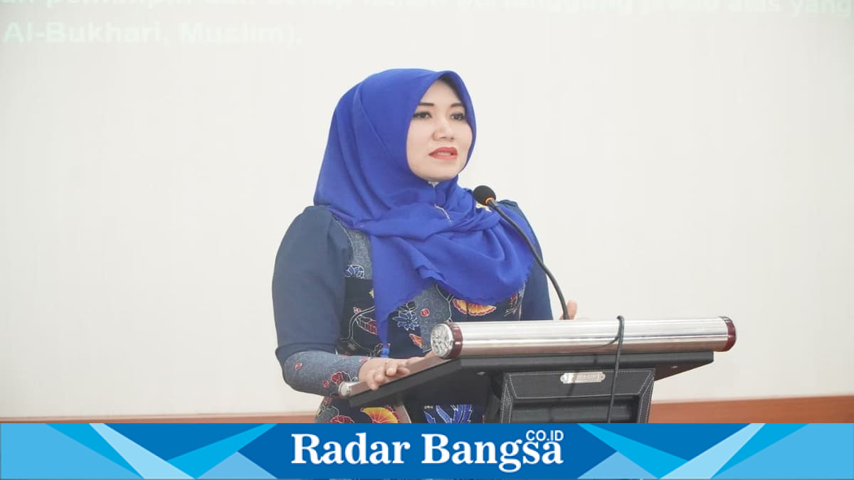 Anggota DPD RI Lia Istifhama menjadi narasumber dalam Sekolah Legislasi tingkat Jawa Timur di Universitas Muhammadiyah Sidoarjo, Minggu (21/6/2026). (Foto Dok Ho/RadarBangsa.co.id)