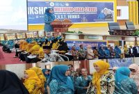 Peserta dari TP PKK, kader kelurahan, dan organisasi wanita mengikuti Workshop Mataram Siaga Stroke (F.A.S.T Heroes) di Aula Kantor Wali Kota Mataram, Kamis (18/6/2026). (Foto Dok Ho/RadarBangsa.co.id)