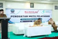 Wakil Bupati Bangkalan Moh Fauzan Ja’far membuka Sosialisasi Penguatan Mutu Pelayanan Kesehatan di Hotel Rose Bangkalan, Selasa (23/6/2026). (Foto Dok Ho/RadarBangsa.co.id)