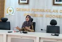 Anggota DPD RI Lia Istifhama menyampaikan usulan terkait kriteria penerima KIP Kuliah di Jakarta, Selasa (14/7/2026). (Foto Dok Ho/RadarBangsa.co.id)