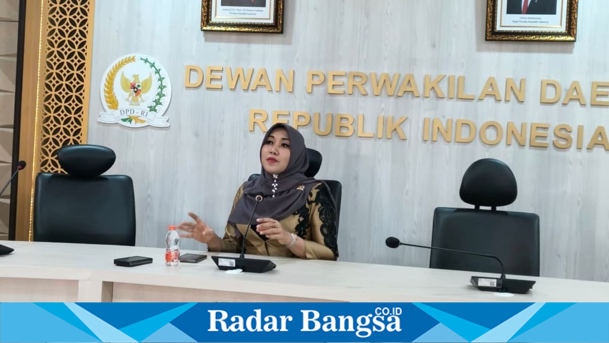 Anggota DPD RI Lia Istifhama menyampaikan usulan terkait kriteria penerima KIP Kuliah di Jakarta, Selasa (14/7/2026). (Foto Dok Ho/RadarBangsa.co.id)
