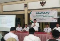 Wakil Bupati Bangkalan Moch. Fauzan Ja'far membuka Sosialisasi dan Pelatihan Pemutakhiran DTSEN Non Desil di Kecamatan Burneh, Rabu (8/7/2026). (Foto Dok Ho/RadarBangsa.co.id)