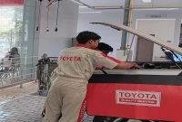 Peresmian bengkel resmi Toyota Kartika Sari cabang Pandaan di Jalan Raya Bypass Pandaan, Kabupaten Pasuruan. (Foto Dok Ho/RadarBangsa.co.id)