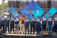 Bupati Situbondo Yusuf Rio Wahyu Prayogo menghadiri KAUJE Fest 2026 yang diikuti sekitar 7.000 alumni Universitas Jember di Kampus Tegalboto, Jember, Sabtu (4/7/2026). (Foto Dok Ho/RadarBangsa.co.id)