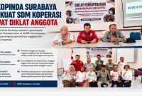 Diklat Perkoperasian yang digelar Dekopinda Kota Surabaya melalui Lapenkopda di KKMP Semolowaru, Rabu (22/7/2026). (Foto Dok Ho/RadarBangsa.co.id)