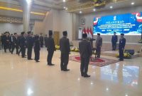 Bupati Jember Gus Fawait melantik Direksi dan Dewan Pengawas Perumdam Tirta Pandalungan periode 2026 di Pendopo Wahyawibawagraha, Senin (20/7/2026). (Foto Dok Ho/RadarBangsa.co.id)