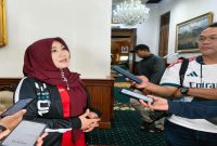 Anggota DPD RI Lia Istifhama menjagokan Spanyol pada final Piala Dunia 2026 dan mengapresiasi nobar di Grahadi. (Foto Dok Ho/RadarBangsa.co.id)