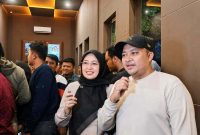 Bupati Pasuruan Rusdi Sutejo menghadiri pemutaran perdana film Petaka Gunung Welirang di Bioskop NSC Pandaan, Jumat (3/7/2026). (Foto Dok Ho/RadarBangsa.co.id)