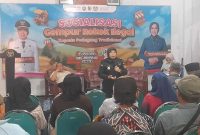 Sosialisasi Gempur Rokok Ilegal kepada pedagang pasar tradisional di Gedung Juang DHC '45 Jember, Sabtu (18/7/2026). (Foto Dok Ho/RadarBangsa.co.id)