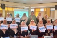Guru KB TK Al Muslim dan TK Lasiyam mengikuti workshop implementasi AI dan koding untuk pembelajaran. (Foto Dok Ho/RadarBangsa.co.id)