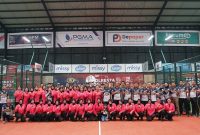 Kapolresta Sidoarjo Kombes Pol. Christian Tobing membuka Kapolresta Sidoarjo Padel Cup I 2026 di Astro Padel, Citra Garden, Sidoarjo, Jumat (10/7/2026). (Foto Dok Ho/RadarBangsa.co.id)