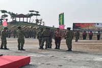 Pembukaan PERSAMI KKRI Semester I Gelombang IV Tahun Ajaran 2026 di Lapbak Jotosanur, Kecamatan Tikung, Kabupaten Lamongan, Jumat (31/7). (Foto Dok Ho/RadarBangsa.co.id)