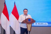 Dirjen Binalavotas Kemnaker Darmawansyah menjelaskan perusahaan wajib terdaftar WLKP untuk menjadi mitra Program MagangHub 2026, Jumat (10/7/2026). (Foto Dok Ho/RadarBangsa.co.id)