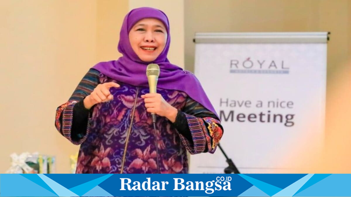 Khofifah Indar Parawansa menjadi keynote speaker pada Silaturahim HIDMAT dan IHM Muslimat NU Jawa Timur di Kota Batu, Sabtu (11/7). (Foto Dok Ho/RadarBangsa.co.id)