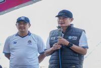Bupati Lamongan menutup Liga Anak Megilan 2026 di Stadion Surajaya, Rabu (8/7/2026), dengan KFA menjadi juara U-10 dan U-12. (Foto Dok Ho/RadarBangsa.co.id)
