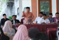 Wakil Bupati Bangkalan Moch. Fauzan Ja'far menghadiri sosialisasi dan pelatihan pemutakhiran DTSEN Non Desil di Kecamatan Arosbaya, Kamis (9/7/2026). (Foto Dok Ho/RadarBangsa.co.id)