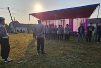 Apel kesiapan pengamanan ujian kenaikan tingkat IKSPI di Lapangan Dusun Telogogede, Desa Wonokromo, Kecamatan Tikung, Lamongan, Minggu (19/7/2026). (Foto Dok Ho/RadarBangsa.co.id)