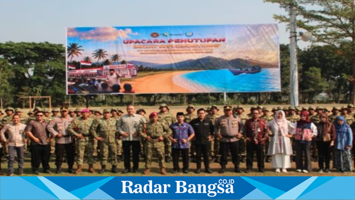 Upacara penutupan Diklat SPPI calon manajer Koperasi Desa/Kelurahan Merah Putih di Puslatpur Mar 3 Grati, Pasuruan, Jumat, 31 Juli 2026. (Foto Dok Ho/RadarBangsa.co.id)