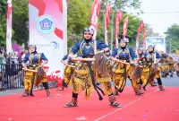 Karnaval pelajar SD/MI dan SMP/MTs di Lamongan, Sabtu (22/8). (Foto Dok Ho/RadarBangsa.co.id)
