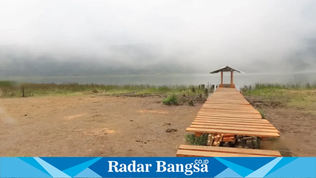Dermaga Danau Taman Hidup setelah direnovasi secara gotong royong oleh BBKSDA Jawa Timur dan masyarakat sekitar. (Foto: BBKSDA Jawa Timur/HO RadarBangsa.co.id)