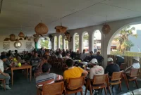 Pengurus dan anggota Forum PPTS dan RPK Kabupaten Jember saat mengikuti rapat koordinasi di Dira Argopuro, Jumat (28/8/2026). (Foto Dok Ho/RadarBangsa.co.id)