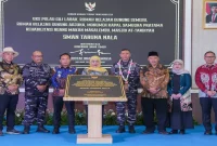 Gubernur Jawa Timur Khofifah Indar Parawansa saat meresmikan enam fasilitas SMAN Taruna Nala Jawa Timur di Kota Malang, Kamis (20/8/2026). (Foto Dok Ho/RadarBangsa.co.id)