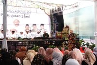 Wakil Bupati Malang Dra. Hj. Lathifah Shohib menghadiri Haul KH Mas Abu Amar bin Abu Hasan ke-34 di Pondok Pesantren Darul Mustofa, Kecamatan Lawang, Kabupaten Malang, Minggu (2/8/2026). (Foto Dok Ho/RadarBangsa.co.id).