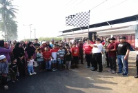 Bupati Malang saat jalan sehat di Panggungrejo, Minggu (30/8/2026). (Dok Ho/RadarBangsa.co.id)