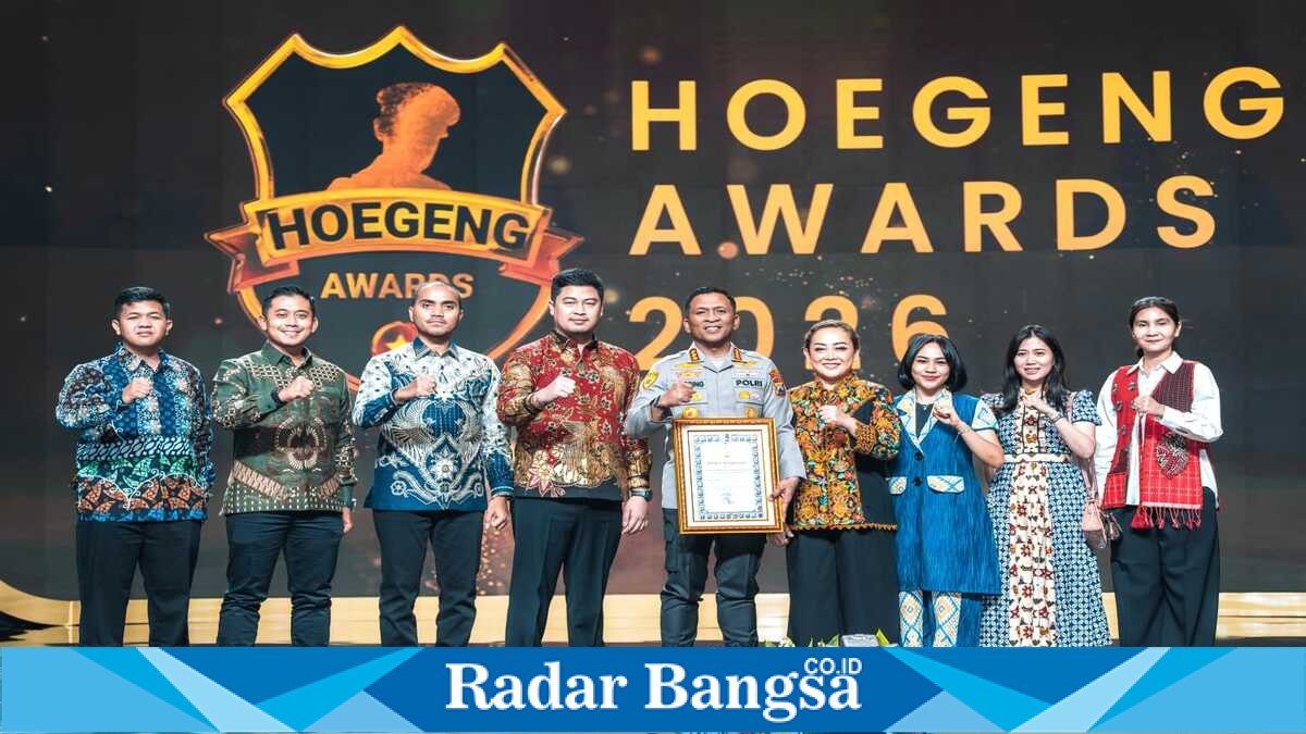 Kapolresta Sidoarjo Kombes Pol Christian Tobing menghadiri malam penganugerahan Hoegeng Awards 2026 di Gedung Tribrata, Jakarta, Jumat (31/7/2026). (Foto Dok Ho/RadarBangsa.co.id)