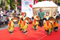 Karnaval pelajar dalam rangka HUT ke-81 Kemerdekaan RI di Lamongan, Sabtu (22/8). (Foto Dok Ho/RadarBangsa.co.id)