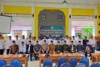 Kapolsek Laren bersama Forkopimcam dan pengurus MUI menghadiri pengukuhan Dewan Pimpinan MUI tingkat desa se-Kecamatan Laren masa khidmat 2026–2031 di Pendopo Kecamatan Laren, Selasa (4/8/2026). (Foto Dok Ho/RadarBangsa.co.id)
