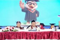 Wakil Bupati Bangkalan Moch. Fauzan Ja’far menghadiri Orasi Kebangsaan PKKMB UTM dan penutupan Dies Natalis UTM ke-XXV di Universitas Trunojoyo Madura, Senin (10/8/2026). (Foto Dok Ho/RadarBangsa.co.id)