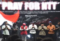 Aksi penggalangan donasi korban gempa NTT di Sidoarjo, Sabtu (22/8). (Foto Dok Ho/RadarBangsa.co.id)