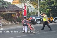 Personel Polsek Tikung melaksanakan kegiatan Commander Wish Pagi, Rabu (5/8/2026). (Foto Dok Ho/RadarBangsa.co.id).