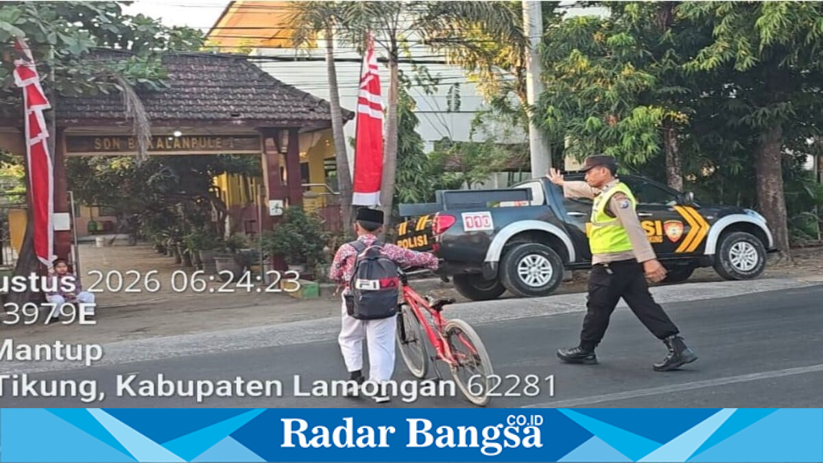 Personel Polsek Tikung melaksanakan kegiatan Commander Wish Pagi, Rabu (5/8/2026). (Foto Dok Ho/RadarBangsa.co.id).