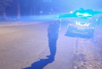 Personel Polsek Tikung melaksanakan Patroli Blue Light di Jalan Raya Mantup–Tikung dan kawasan perbatasan wilayah Kecamatan Tikung, Lamongan, Selasa (4/8/2026). (Foto Dok Ho/RadarBangsa.co.id).