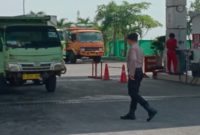 Patroli petugas Polsek Tikung di sejumlah obyek vital wilayah Kecamatan Tikung, Kamis (20/8/2026). (Foto Dok Ho/RadarBangsa.co.id)