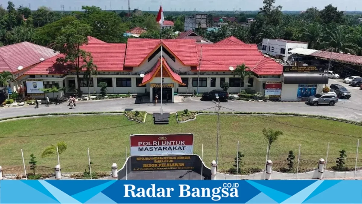 Mako Polres Pelalawan (Foto Dok Ho/RadarBangsa.co.id)