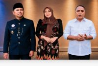 Elektabilitas 3 besar Pilgub Jatim versi ARCI, Wagub Jatim Emil Dardak, Anggota DPD RI Lia Istifhama dan Wali Kota Surabaya Eri Cahyadi. (Foto Dok Ho/RadarBangsa.co.id)