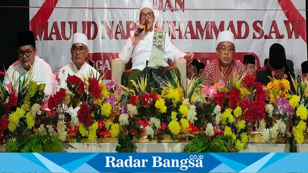 Peringatan Maulid Nabi Orekam di Kaoman, Bangkalan, Sabtu (29/8/2026). (Dok Ho/RadarBangsa.co.id)