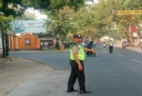 Kegiatan Commanderwish pagi anggota Polsek Tikung, Senin (24/8/2026). (Foto Dok Ho/RadarBangsa.co.id)