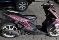 Barang bukti sepeda motor Honda Beat diamankan polisi dalam pengungkapan kasus curanmor di Sukodadi, Lamongan, Sabtu (22/8/2026). (Foto Dok Ho/RadarBangsa.co.id)