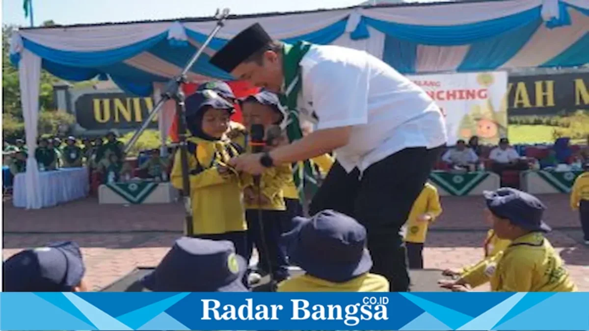 Peserta mengikuti Gebyar Tunas Athfal di Lapangan UMM, Tegalgondo, Kecamatan Karangploso, Kabupaten Malang, Rabu (12/8/2026). (Foto Dok Ho/RadarBangsa.co.id)