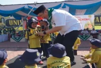 Peserta mengikuti Gebyar Tunas Athfal di Lapangan UMM, Tegalgondo, Kecamatan Karangploso, Kabupaten Malang, Rabu (12/8/2026). (Foto Dok Ho/RadarBangsa.co.id)