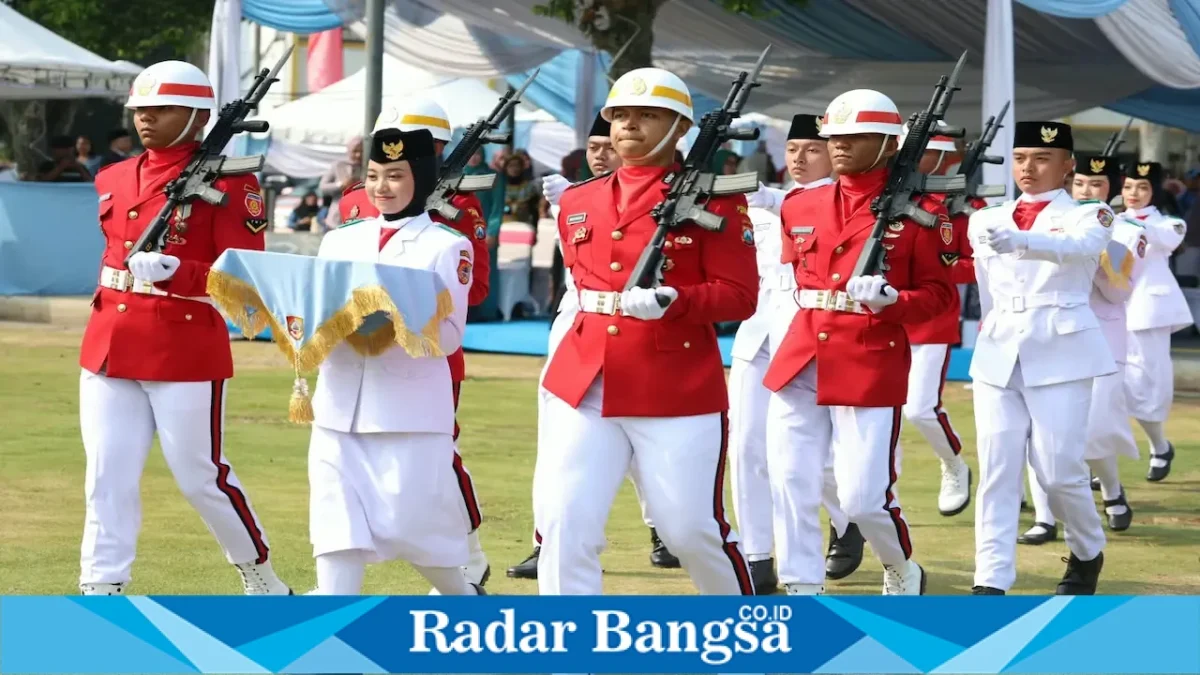 Upacara peringatan HUT ke-81 Republik Indonesia di Alun-Alun Jember, Senin (17/8/2026). (Foto Dok Ho/RadarBangsa.co.id)
