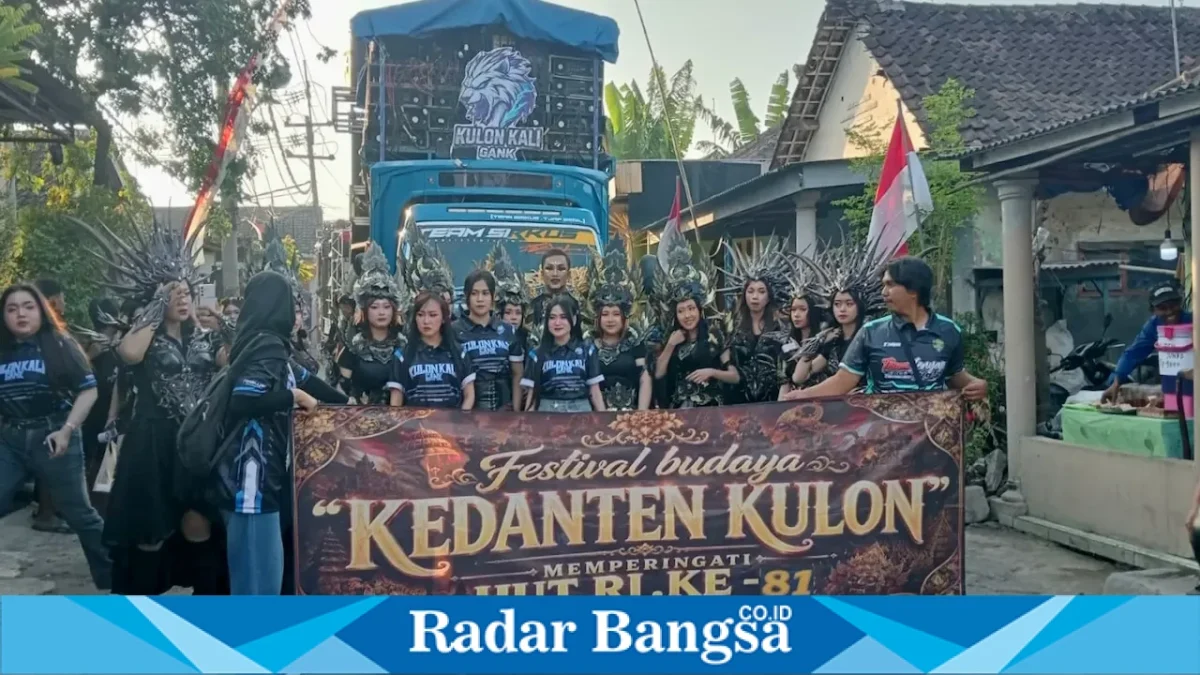 Pagelaran seni budaya dan sound horeg dalam rangka HUT RI ke-81 di Desa Ngerong, Kecamatan Gempol, Kabupaten Pasuruan. (Foto Dok Ho/RadarBangsa.co.id)