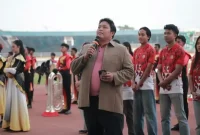 Jember Marching Band saat Pentas Pamit di Stadion JSG, Minggu (30/8/2026). (Dok HO/RadarBangsa.co.id)